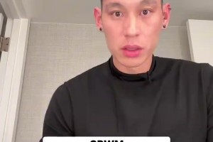 林书豪：为了总决赛第一次自己给自己化妆~你们给点意见